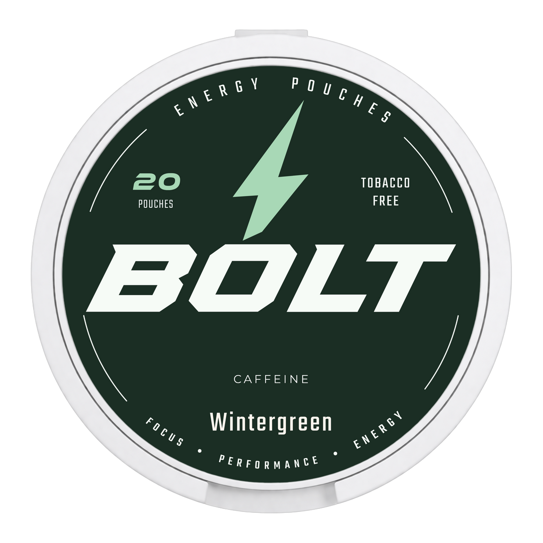 Wintergreen caffeine pouches